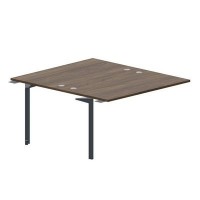 Ray RY2TPG148 WNAN (Орех/Антрацит) Приставной стол на 2 рабочих места, 4 громмета
