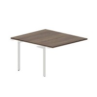 Ray RY2TPS127 WNBL (Орех/Белый) Приставной стол на 2 рабочих места, без отверстий