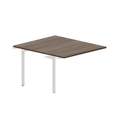 Ray RY2TPS127 WNBL (Орех/Белый) Приставной стол на 2 рабочих места, без отверстий