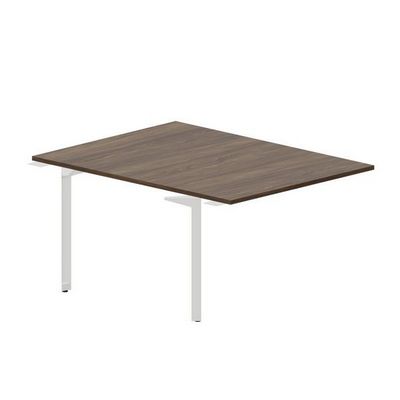 Ray RY2TPS128 WNBL (Орех/Белый) Приставной стол на 2 рабочих места, без отверстий