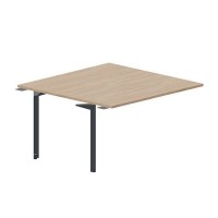 Ray RY2TPS147 OWAN (Светлый дуб/Антрацит) Приставной стол на 2 рабочих места, без отверстий