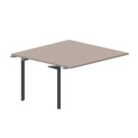 Ray RY2TPS147 TRAN (Тортора/Антрацит) Приставной стол на 2 рабочих места, без отверстий