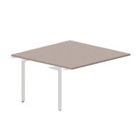 Ray RY2TPS147 TRBL (Тортора/Белый) Приставной стол на 2 рабочих места, без отверстий