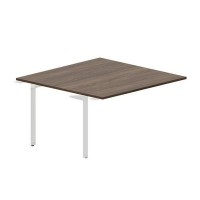 Ray RY2TPS147 WNBL (Орех/Белый) Приставной стол на 2 рабочих места, без отверстий