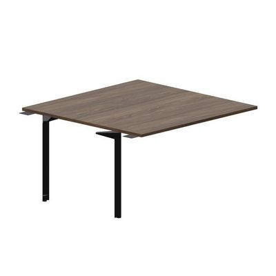 Ray RY2TPS147 WNNR (Орех/Черный) Приставной стол на 2 рабочих места, без отверстий