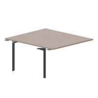 Ray RY2TPS148 TRAN (Тортора/Антрацит) Приставной стол на 2 рабочих места, без отверстий