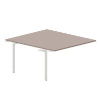 Ray RY2TPS148 TRBL (Тортора/Белый) Приставной стол на 2 рабочих места, без отверстий