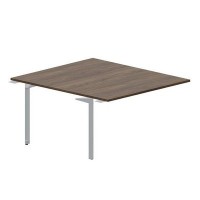 Ray RY2TPS148 WNTI (Орех/Титан) Приставной стол на 2 рабочих места, без отверстий