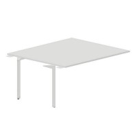 Ray RY2TPS167 BLBL (Белый/Белый) Приставной стол на 2 рабочих места, без отверстий