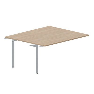 Ray RY2TPS167 OWTI (Светлый дуб/Титан) Приставной стол на 2 рабочих места, без отверстий