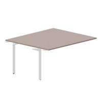 Ray RY2TPS167 TRBL (Тортора/Белый) Приставной стол на 2 рабочих места, без отверстий