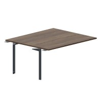 Ray RY2TPS167 WNAN (Орех/Антрацит) Приставной стол на 2 рабочих места, без отверстий