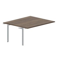 Ray RY2TPS167 WNTI (Орех/Титан) Приставной стол на 2 рабочих места, без отверстий