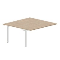 Ray RY2TPS168 OWBL (Светлый дуб/Белый) Приставной стол на 2 рабочих места, без отверстий