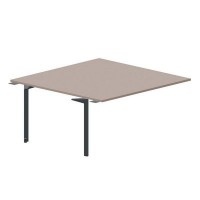 Ray RY2TPS168 TRAN (Тортора/Антрацит) Приставной стол на 2 рабочих места, без отверстий