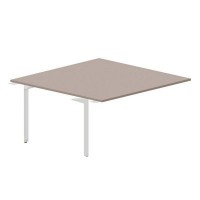 Ray RY2TPS168 TRBL (Тортора/Белый) Приставной стол на 2 рабочих места, без отверстий