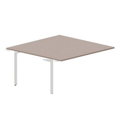 Ray RY2TPS168 TRBL (Тортора/Белый) Приставной стол на 2 рабочих места, без отверстий