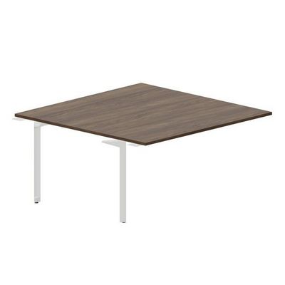 Ray RY2TPS168 WNBL (Орех/Белый) Приставной стол на 2 рабочих места, без отверстий