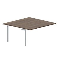 Ray RY2TPS168 WNTI (Орех/Титан) Приставной стол на 2 рабочих места, без отверстий