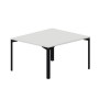 Ray RY2TS127 BLNR (Белый/Черный) Составной стол на 2 рабочих места, без отверстий