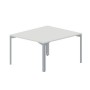 Ray RY2TS127 BLTI (Белый/Титан) Составной стол на 2 рабочих места, без отверстий