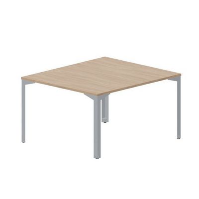 Ray RY2TS127 OWTI (Светлый дуб/Титан) Составной стол на 2 рабочих места, без отверстий