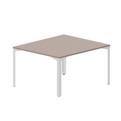 Ray RY2TS127 TRBL (Тортора/Белый) Составной стол на 2 рабочих места, без отверстий