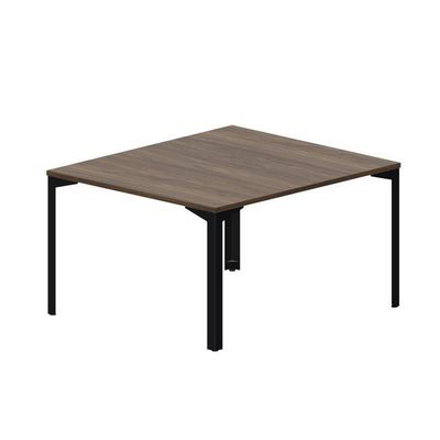 Ray RY2TS127 WNNR (Орех/Черный) Составной стол на 2 рабочих места, без отверстий