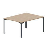 Ray RY2TS128 OWAN (Светлый дуб/Антрацит) Составной стол на 2 рабочих места, без отверстий