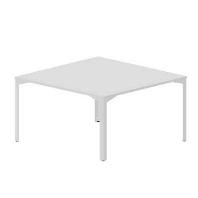 Ray RY2TS147 BLBL (Белый/Белый) Составной стол на 2 рабочих места, без отверстий