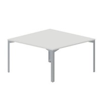 Ray RY2TS147 BLTI (Белый/Титан) Составной стол на 2 рабочих места, без отверстий