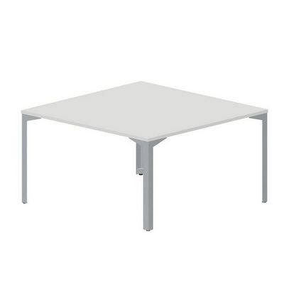 Ray RY2TS147 BLTI (Белый/Титан) Составной стол на 2 рабочих места, без отверстий