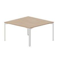 Ray RY2TS147 OWBL (Светлый дуб/Белый) Составной стол на 2 рабочих места, без отверстий