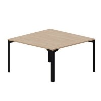 Ray RY2TS147 OWNR (Светлый дуб/Черный) Составной стол на 2 рабочих места, без отверстий