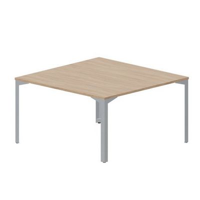 Ray RY2TS147 OWTI (Светлый дуб/Титан) Составной стол на 2 рабочих места, без отверстий