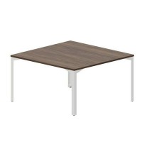 Ray RY2TS147 WNBL (Орех/Белый) Составной стол на 2 рабочих места, без отверстий