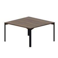 Ray RY2TS147 WNNR (Орех/Черный) Составной стол на 2 рабочих места, без отверстий