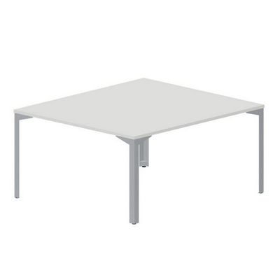 Ray RY2TS148 BLTI (Белый/Титан) Составной стол на 2 рабочих места, без отверстий