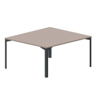 Ray RY2TS148 TRAN (Тортора/Антрацит) Составной стол на 2 рабочих места, без отверстий