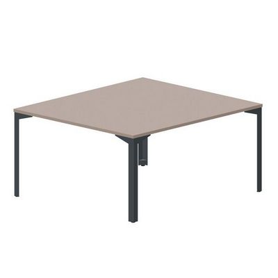 Ray RY2TS148 TRAN (Тортора/Антрацит) Составной стол на 2 рабочих места, без отверстий