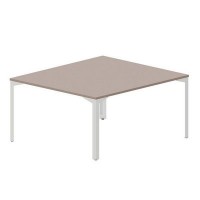 Ray RY2TS148 TRBL (Тортора/Белый) Составной стол на 2 рабочих места, без отверстий
