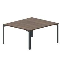 Ray RY2TS148 WNAN (Орех/Антрацит) Составной стол на 2 рабочих места, без отверстий