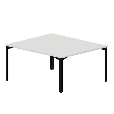 Ray RY2TS167 BLNR (Белый/Черный) Составной стол на 2 рабочих места, без отверстий