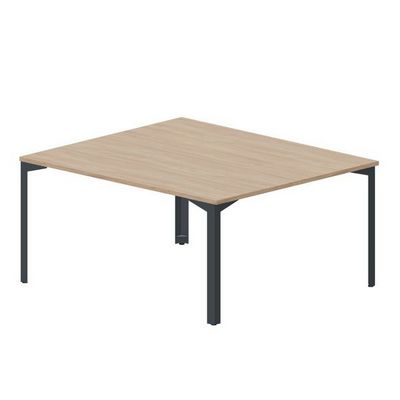 Ray RY2TS167 OWAN (Светлый дуб/Антрацит) Составной стол на 2 рабочих места, без отверстий