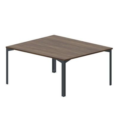 Ray RY2TS167 WNAN (Орех/Антрацит) Составной стол на 2 рабочих места, без отверстий