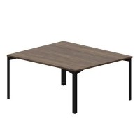 Ray RY2TS167 WNNR (Орех/Черный) Составной стол на 2 рабочих места, без отверстий