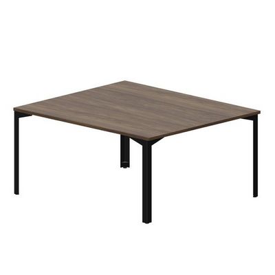 Ray RY2TS167 WNNR (Орех/Черный) Составной стол на 2 рабочих места, без отверстий