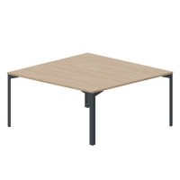 Ray RY2TS168 OWAN (Светлый дуб/Антрацит) Составной стол на 2 рабочих места, без отверстий