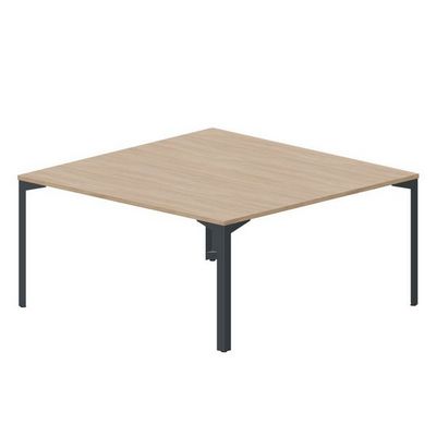 Ray RY2TS168 OWAN (Светлый дуб/Антрацит) Составной стол на 2 рабочих места, без отверстий