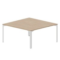 Ray RY2TS168 OWBL (Светлый дуб/Белый) Составной стол на 2 рабочих места, без отверстий